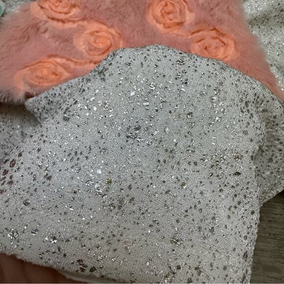 NEW Nanette baby formal dress with faux fur vest - Picture 8 of 11